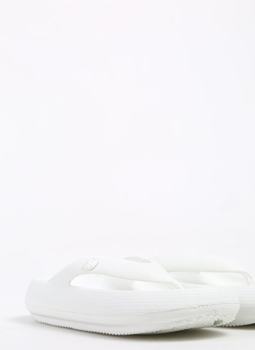 Fabrika Beyaz Kadın Plaj Terliği MARTINYA - Görsel 6