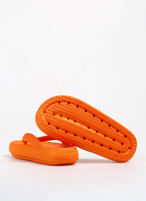 Fabrika Turuncu Kadın Plaj Terliği MARTINYA - Görsel 5