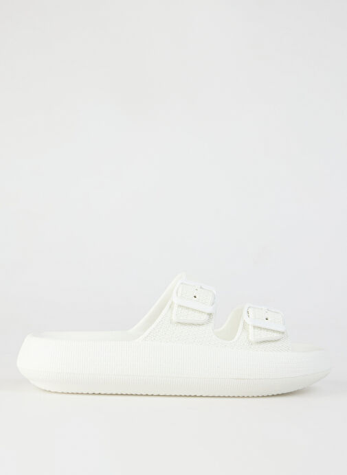 Fabrika Beyaz Kadın Plaj Terliği SANJAY - Görsel 7