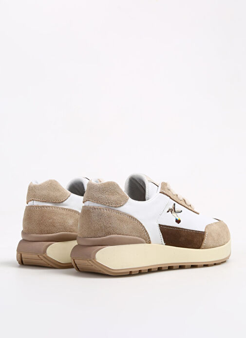 Fabrika Beyaz-Bej Kadın Sneaker MARISSA - Görsel 4