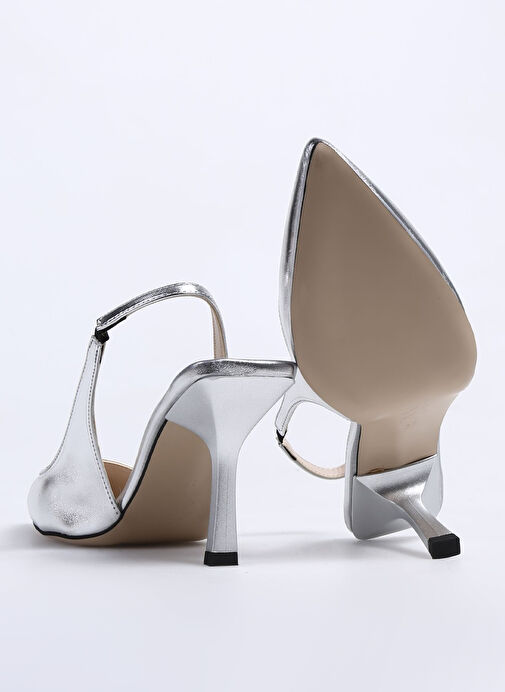 Fabrika Gümüş Kadın Stiletto LINOS - Görsel 5