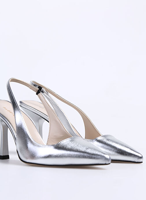 Fabrika Gümüş Kadın Stiletto LINOS - Görsel 6