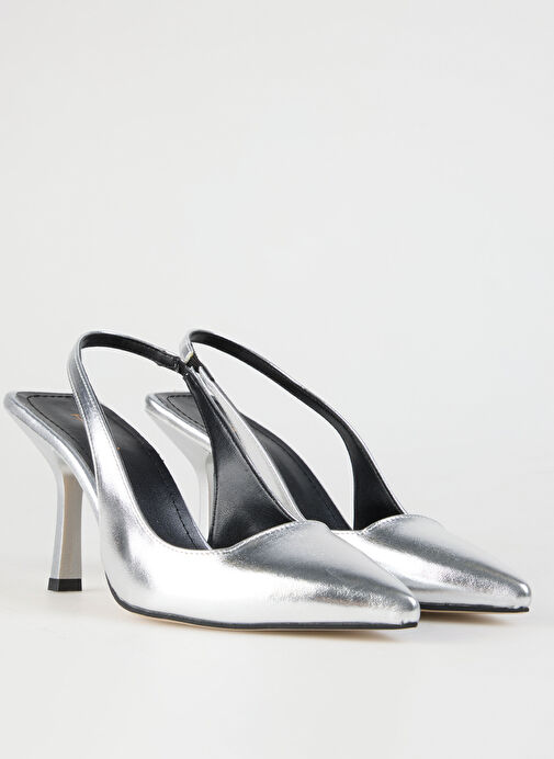 Fabrika Gümüş Kadın Stiletto LINOS - Görsel 8