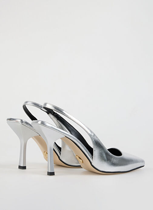 Fabrika Gümüş Kadın Stiletto LINOS - Görsel 9