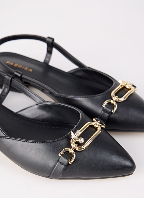 Fabrika Siyah Kadın Babet BOELE - Görsel 4