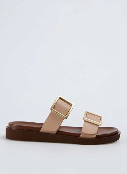 Fabrika Bej Kadın Terlik ARMIDA - Görsel 7