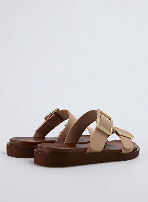 Fabrika Bej Kadın Terlik ARMIDA - Görsel 9