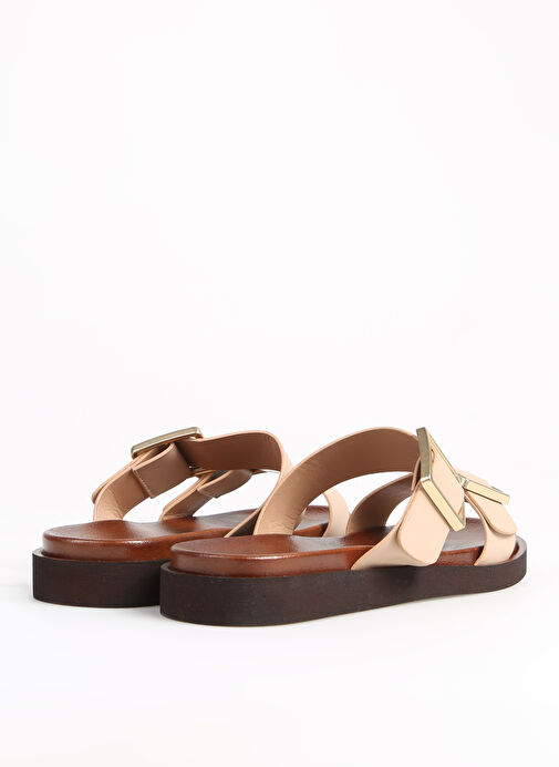 Fabrika Bej Kadın Terlik ARMIDA - Görsel 4