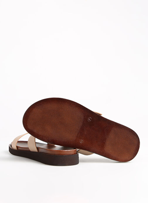 Fabrika Bej Kadın Terlik ARMIDA - Görsel 5