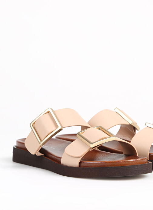 Fabrika Bej Kadın Terlik ARMIDA - Görsel 6