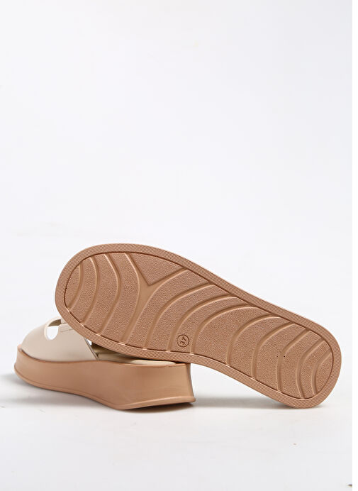 Fabrika Bej Kadın Terlik KATENKA - Görsel 5