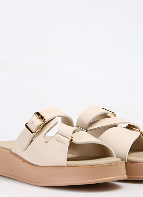 Fabrika Bej Kadın Terlik KATENKA - Görsel 6