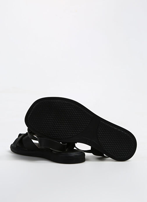 Fabrika Siyah Kadın Sandalet CHIRAN - Görsel 10