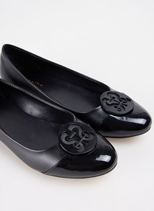 Fabrika Siyah Kadın Babet REBULY NEW - Görsel 11