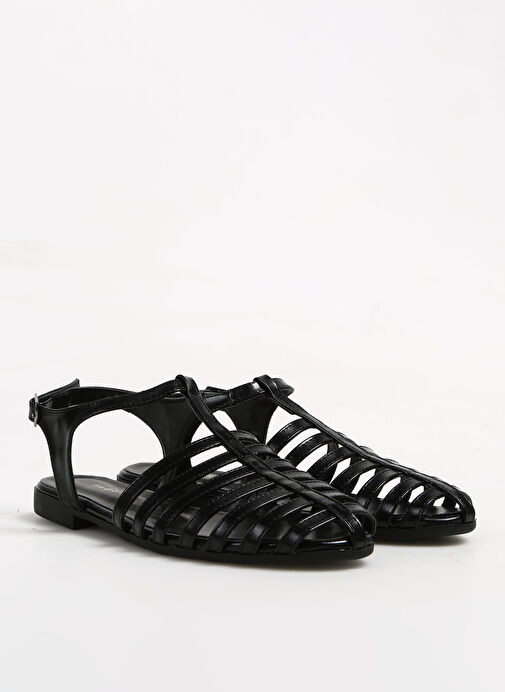 Fabrika Siyah Kadın Sandalet NASEEM - Görsel 3
