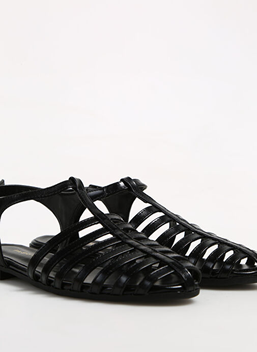 Fabrika Siyah Kadın Sandalet NASEEM - Görsel 6
