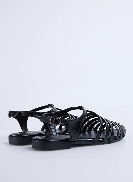 Fabrika Siyah Kadın Sandalet NASEEM - Görsel 9