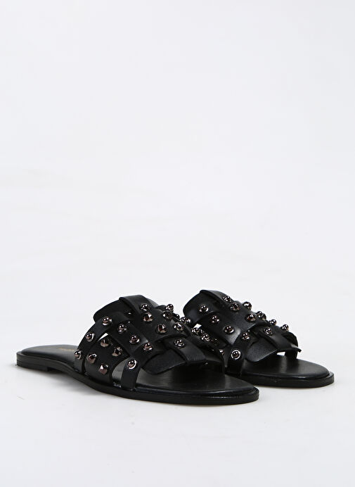 Fabrika Siyah Kadın Terlik BRENDA - Görsel 3