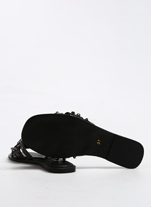 Fabrika Siyah Kadın Terlik BRENDA - Görsel 5