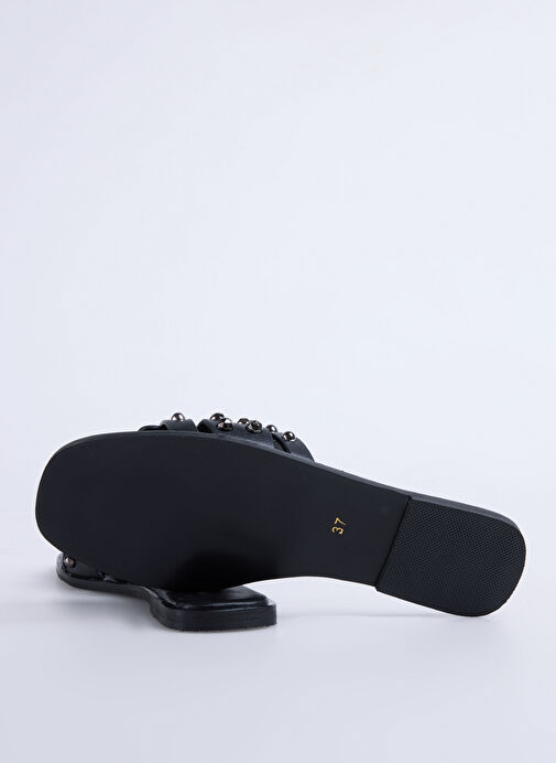 Fabrika Siyah Kadın Terlik BRENDA - Görsel 9