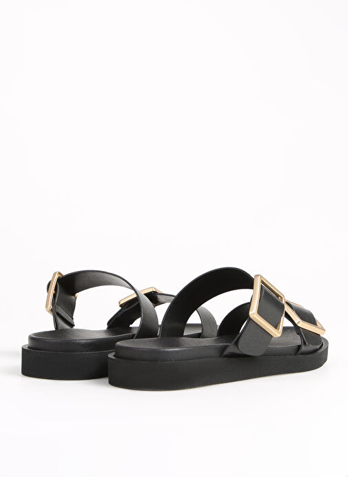 Fabrika Siyah Kadın Terlik ARMIDA - Görsel 4