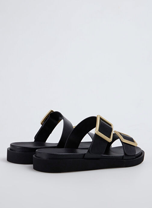 Fabrika Siyah Kadın Terlik ARMIDA - Görsel 9