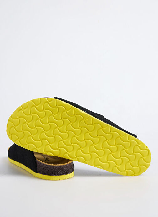 Discovery Expedition Siyah-Sarı Erkek Deri Terlik NEDA - Görsel 5