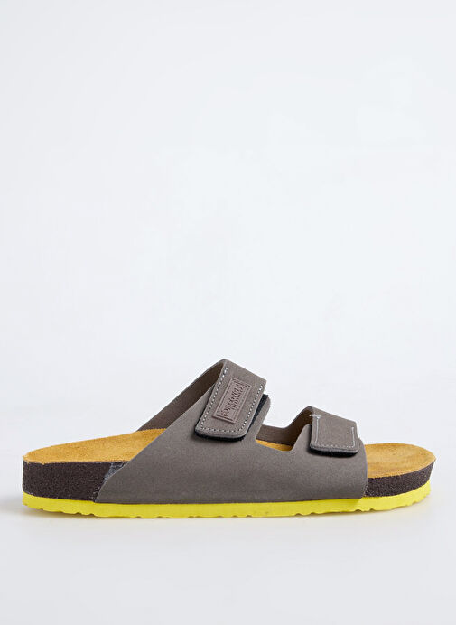 Discovery Expedition Taş Erkek Deri Terlik NEDA - Görsel 2