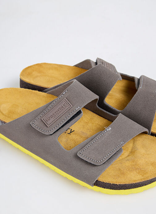 Discovery Expedition Taş Erkek Deri Terlik NEDA - Görsel 6