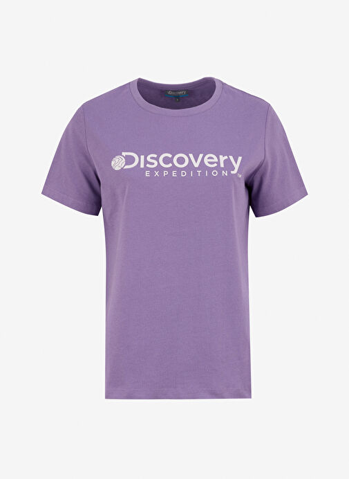 Discovery Expedition Lila Bisiklet Yaka T-Shirt D4SL-TST3053