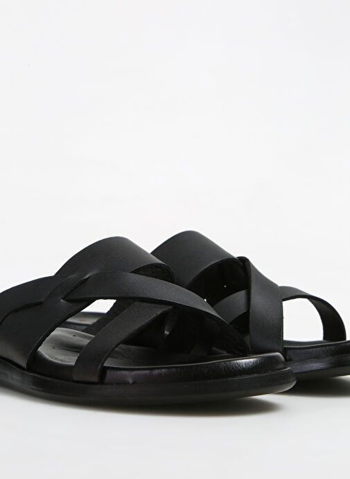 Fabrika Siyah Erkek Deri Terlik LUCY - Görsel 6