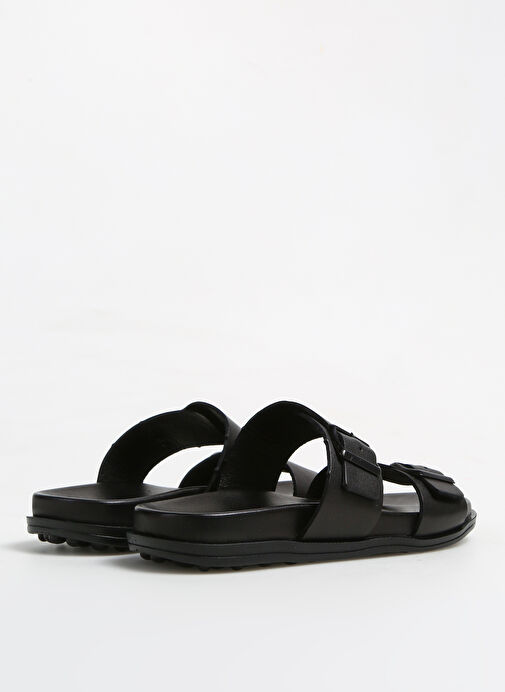 Fabrika Siyah Erkek Deri Terlik DALIBOR - Görsel 4