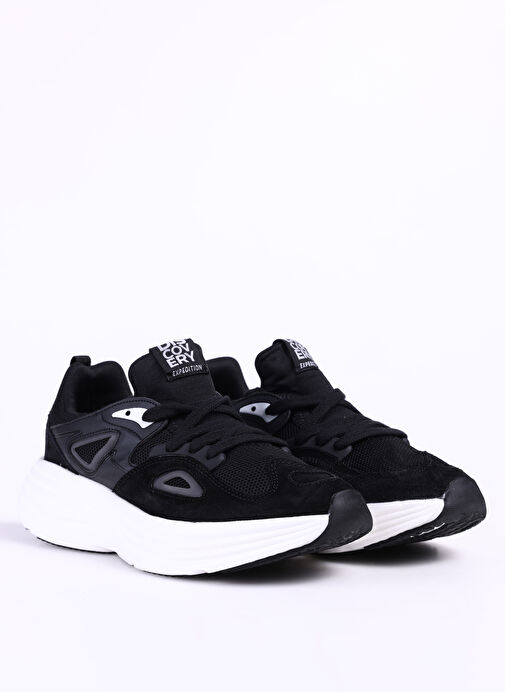 Discovery Expedition Siyah Erkek deri Sneaker GLAD - Görsel 3