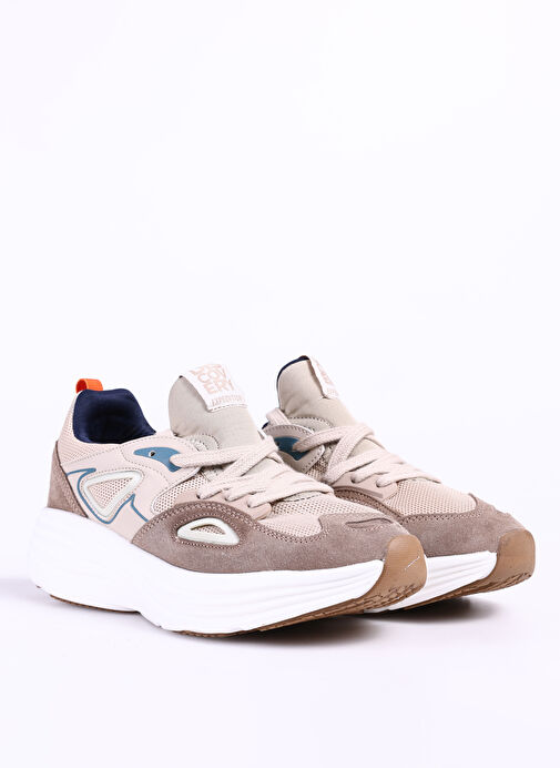 Discovery Expedition Bej Erkek deri Sneaker GLAD - Görsel 3