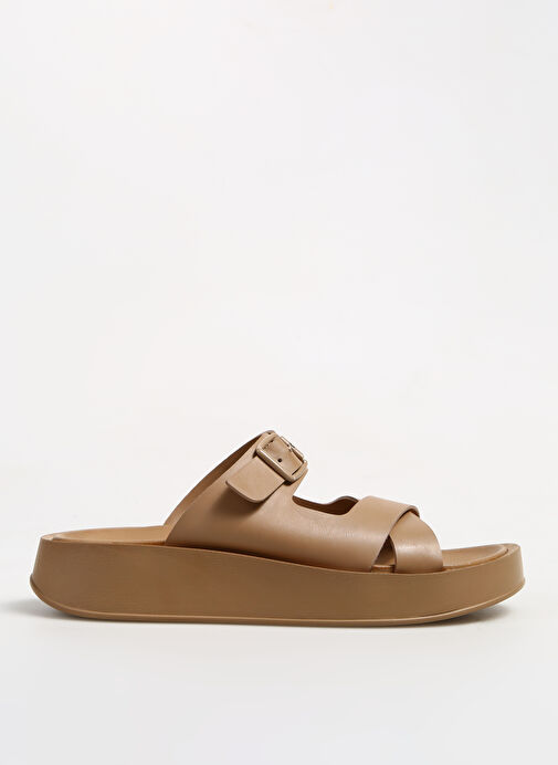 Fabrika Comfort Kahverengi Kadın Terlik NIAL - Görsel 2