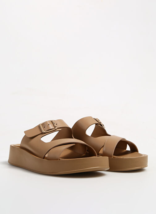 Fabrika Comfort Kahverengi Kadın Terlik NIAL - Görsel 3