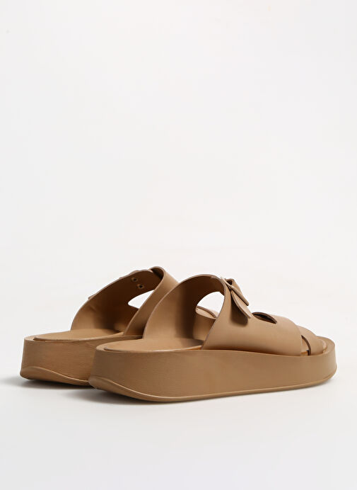 Fabrika Comfort Kahverengi Kadın Terlik NIAL - Görsel 4
