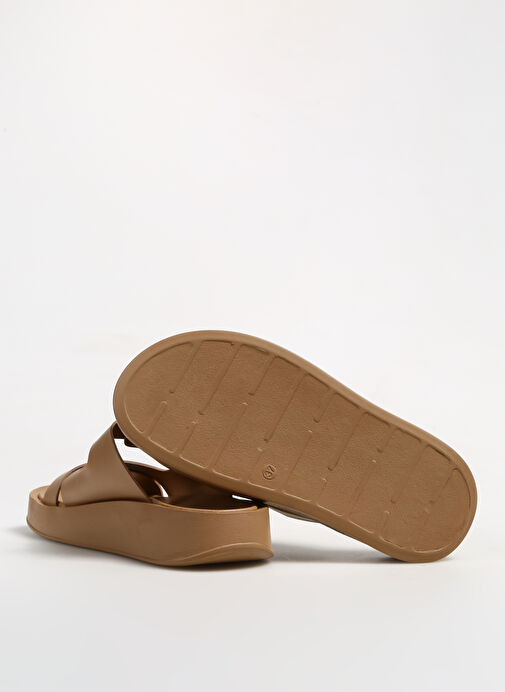 Fabrika Comfort Kahverengi Kadın Terlik NIAL - Görsel 5