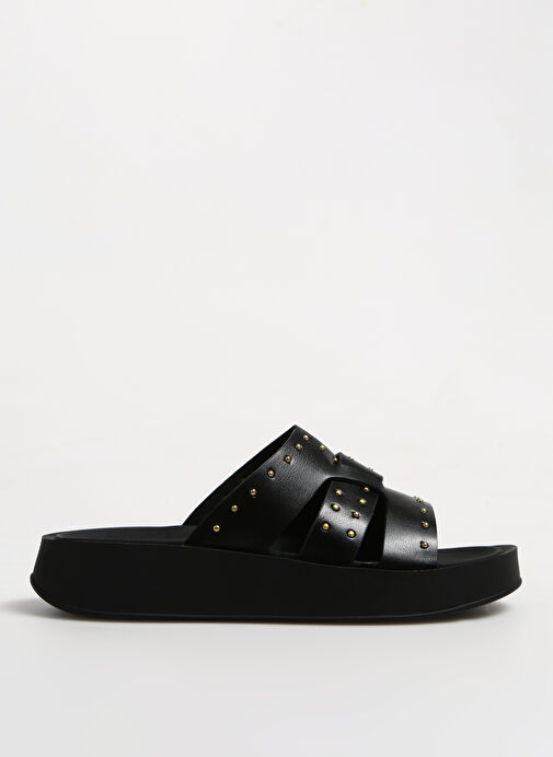 Fabrika Comfort Siyah Kadın Terlik SANTUZA - Görsel 2