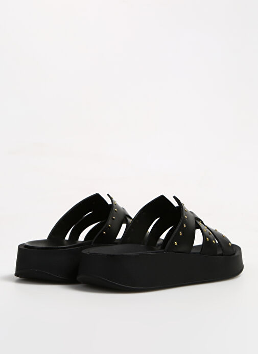 Fabrika Comfort Siyah Kadın Terlik SANTUZA - Görsel 4