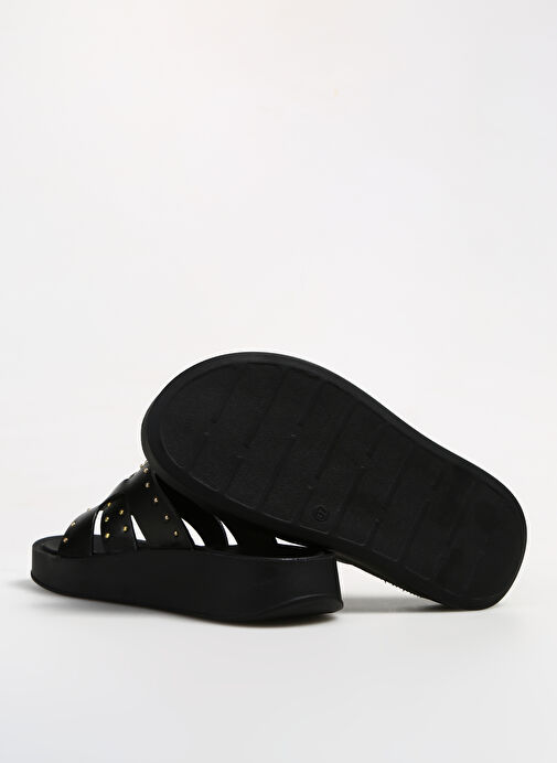 Fabrika Comfort Siyah Kadın Terlik SANTUZA - Görsel 5