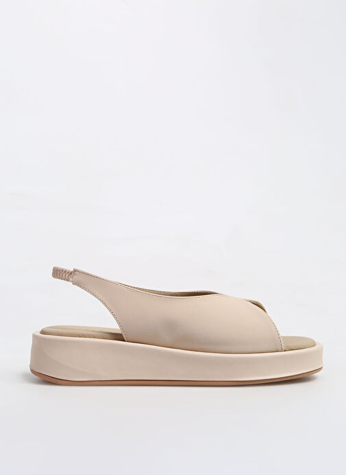 Fabrika Comfort Bej Kadın Sandalet ALESHA - Görsel 2