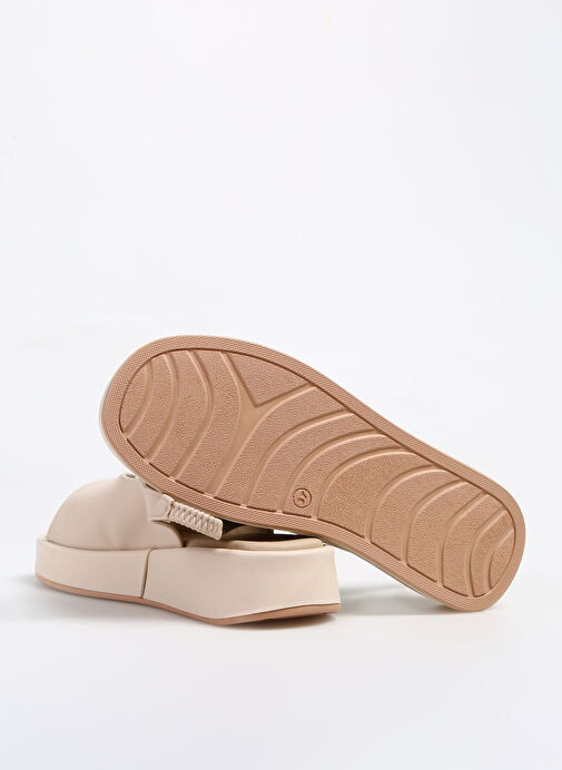 Fabrika Comfort Bej Kadın Sandalet ALESHA - Görsel 5