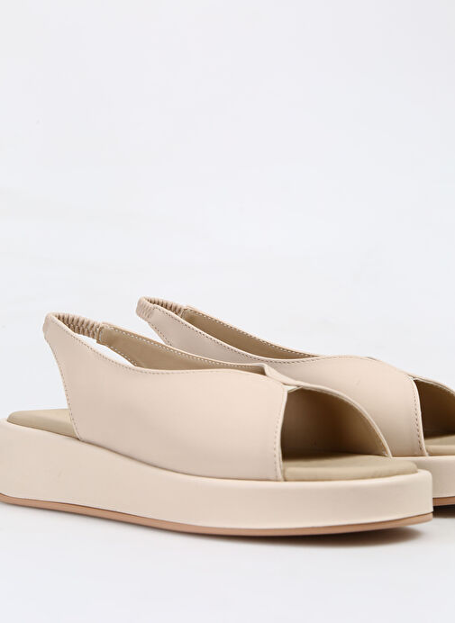 Fabrika Comfort Bej Kadın Sandalet ALESHA - Görsel 6