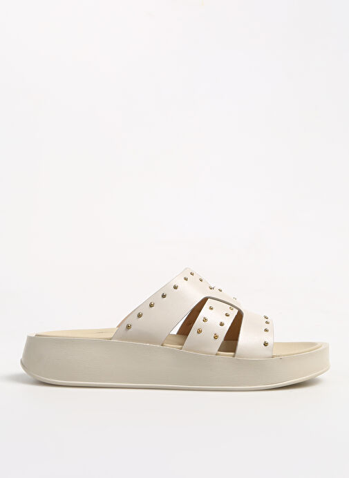 Fabrika Comfort Ekru Kadın Terlik SANTUZA - Görsel 2