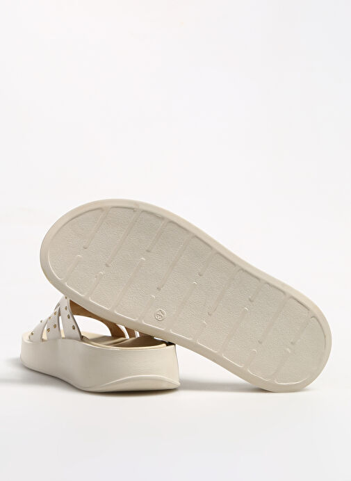 Fabrika Comfort Ekru Kadın Terlik SANTUZA - Görsel 5