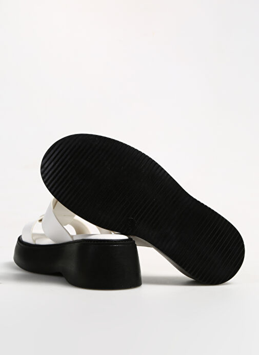 Fabrika Comfort Beyaz Kadın Terlik DAFNA - Görsel 6