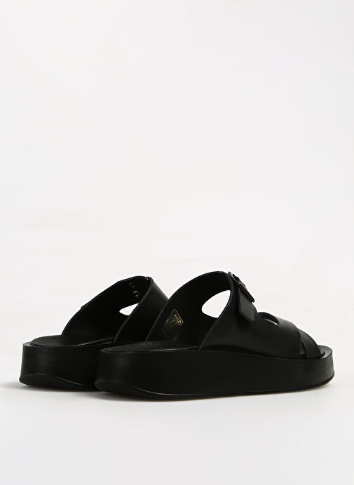 Fabrika Comfort Siyah Kadın Terlik NIAL - Görsel 4