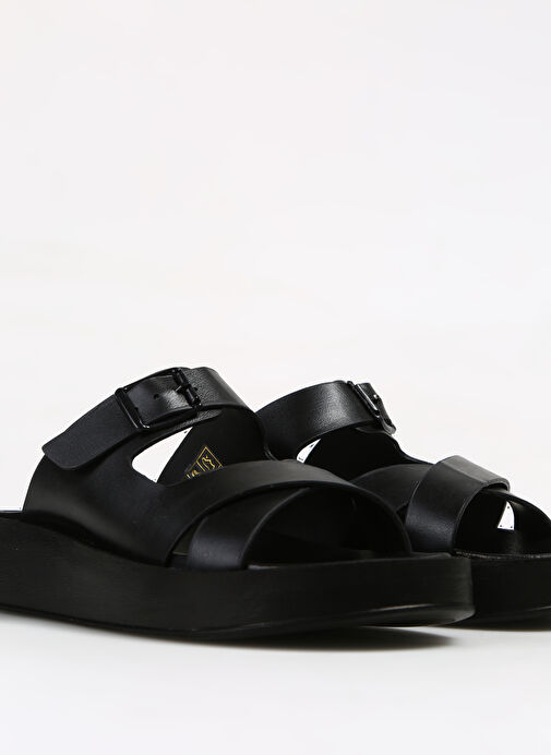 Fabrika Comfort Siyah Kadın Terlik NIAL - Görsel 6