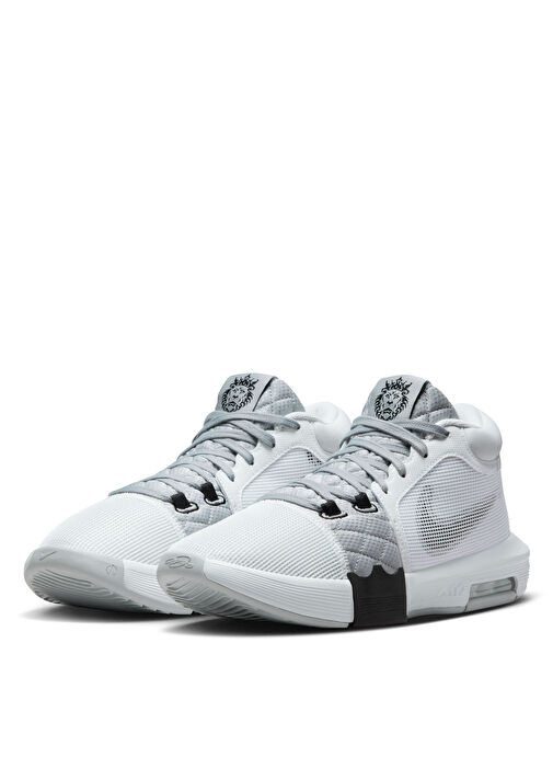 Beyaz Erkek Basketbol Ayakkabısı FB2239-100-LEBRON WITNESS VIII - Görsel 9